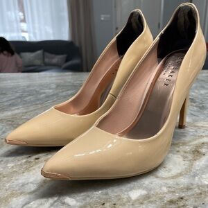 Ted Baker London Clancyp Nude Patent Leather Pumps